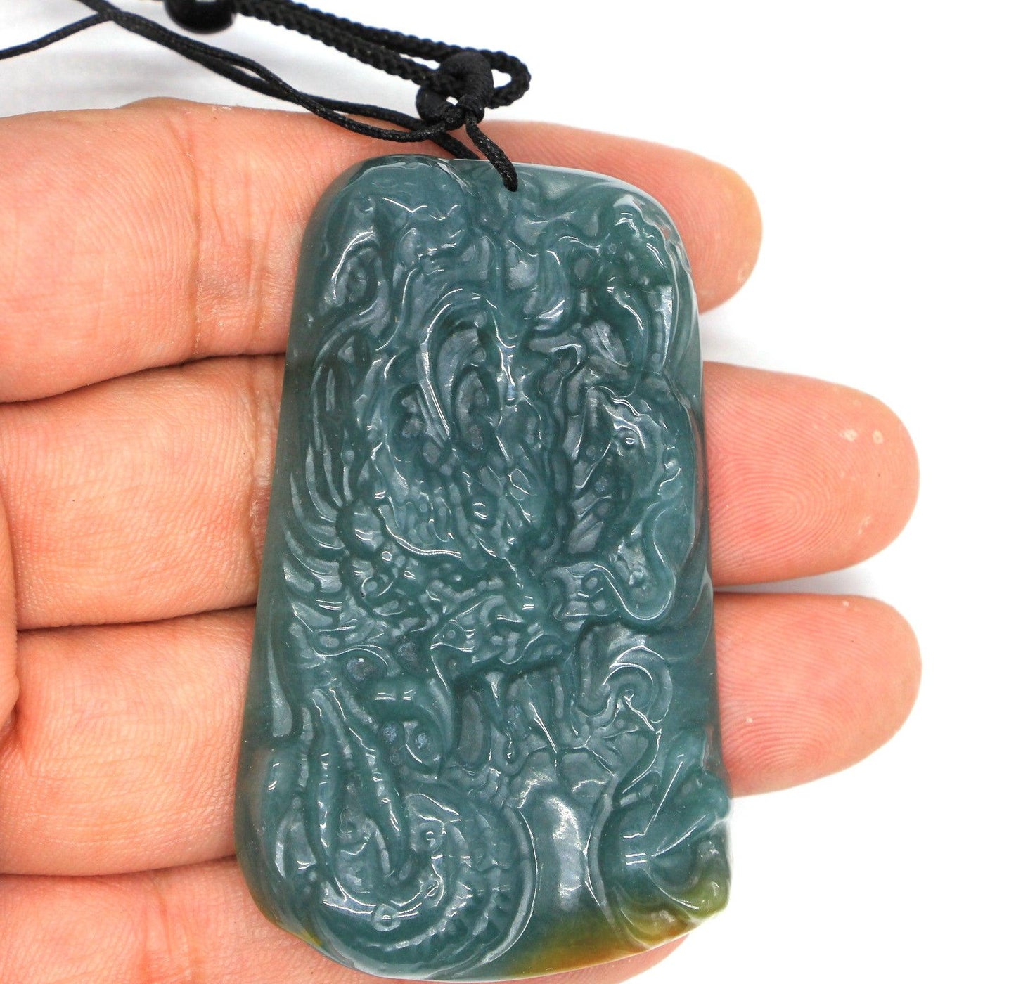 Type A Jadeite Jade Pendants Dragon Series pe10122 - Jade-collector.com