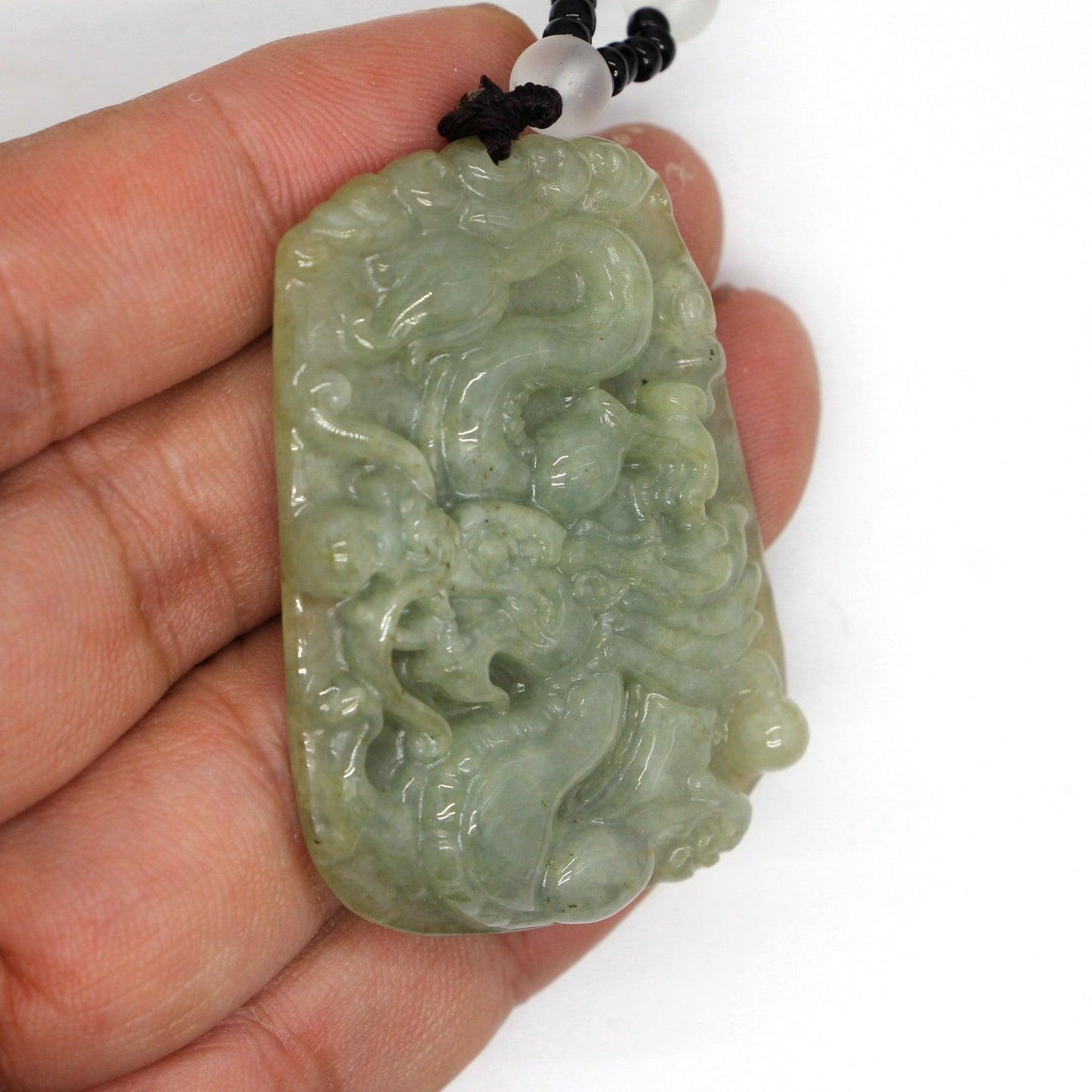 Type A Jadeite Jade Pendants Dragon Series pe10095 - Jade-collector.com