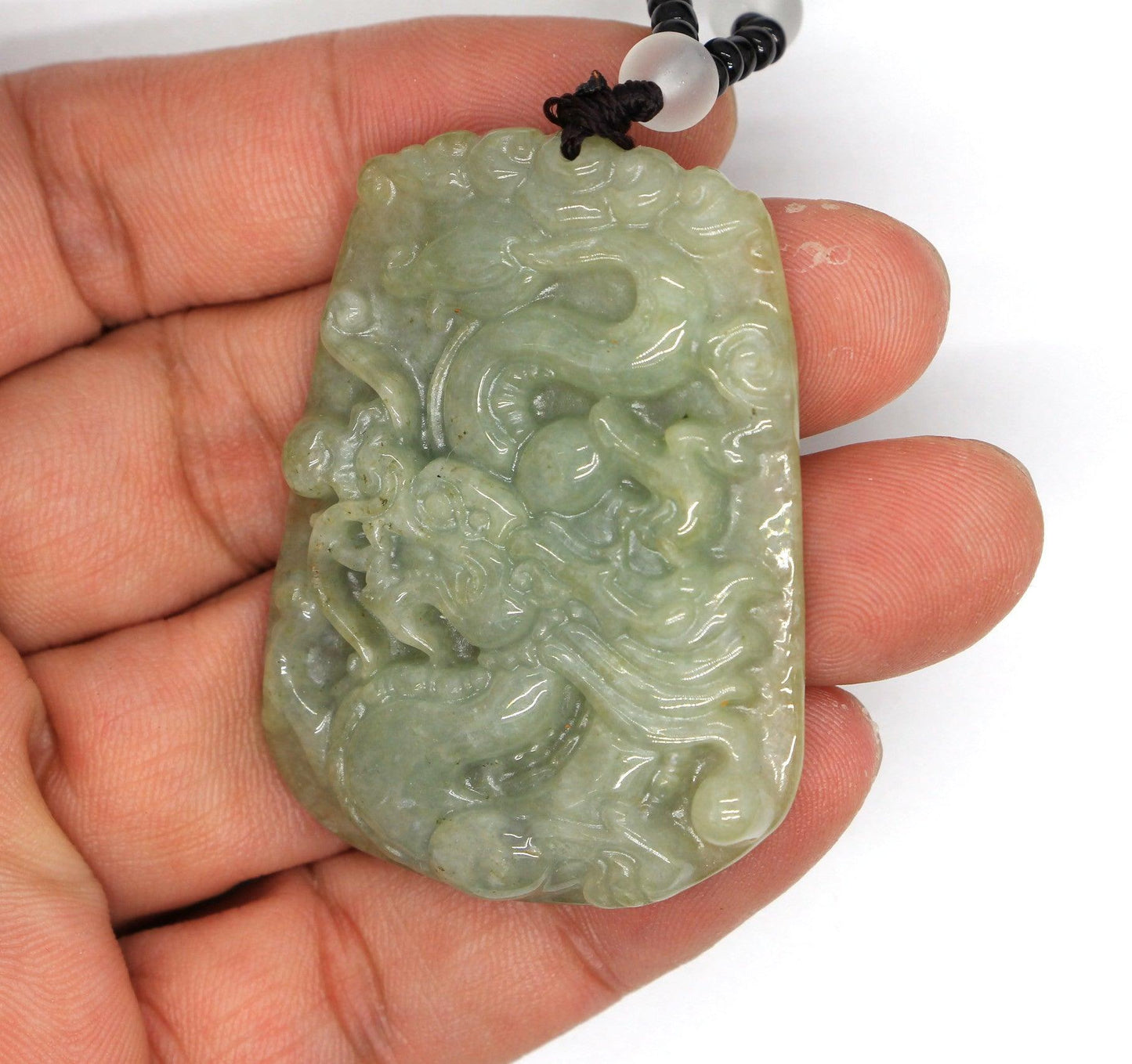 Type A Jadeite Jade Pendants Dragon Series pe10095 - Jade-collector.com