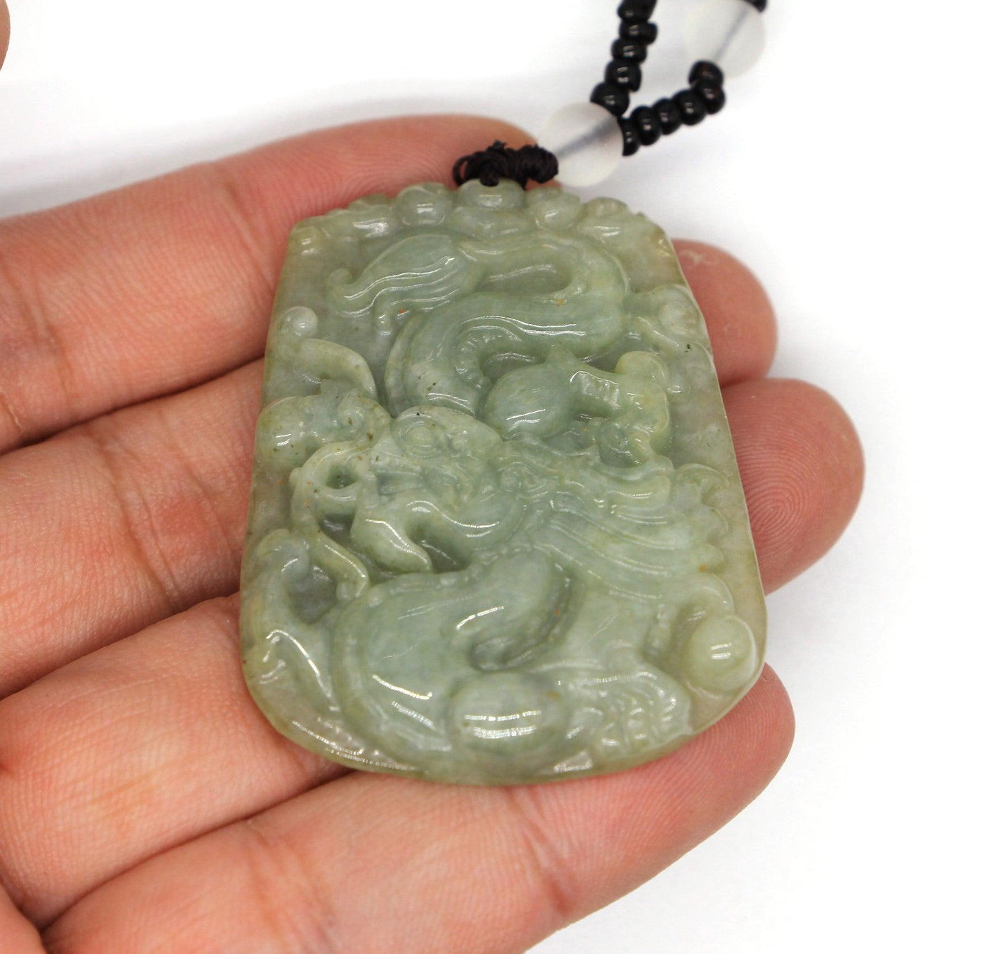 Type A Jadeite Jade Pendants Dragon Series pe10095 - Jade-collector.com