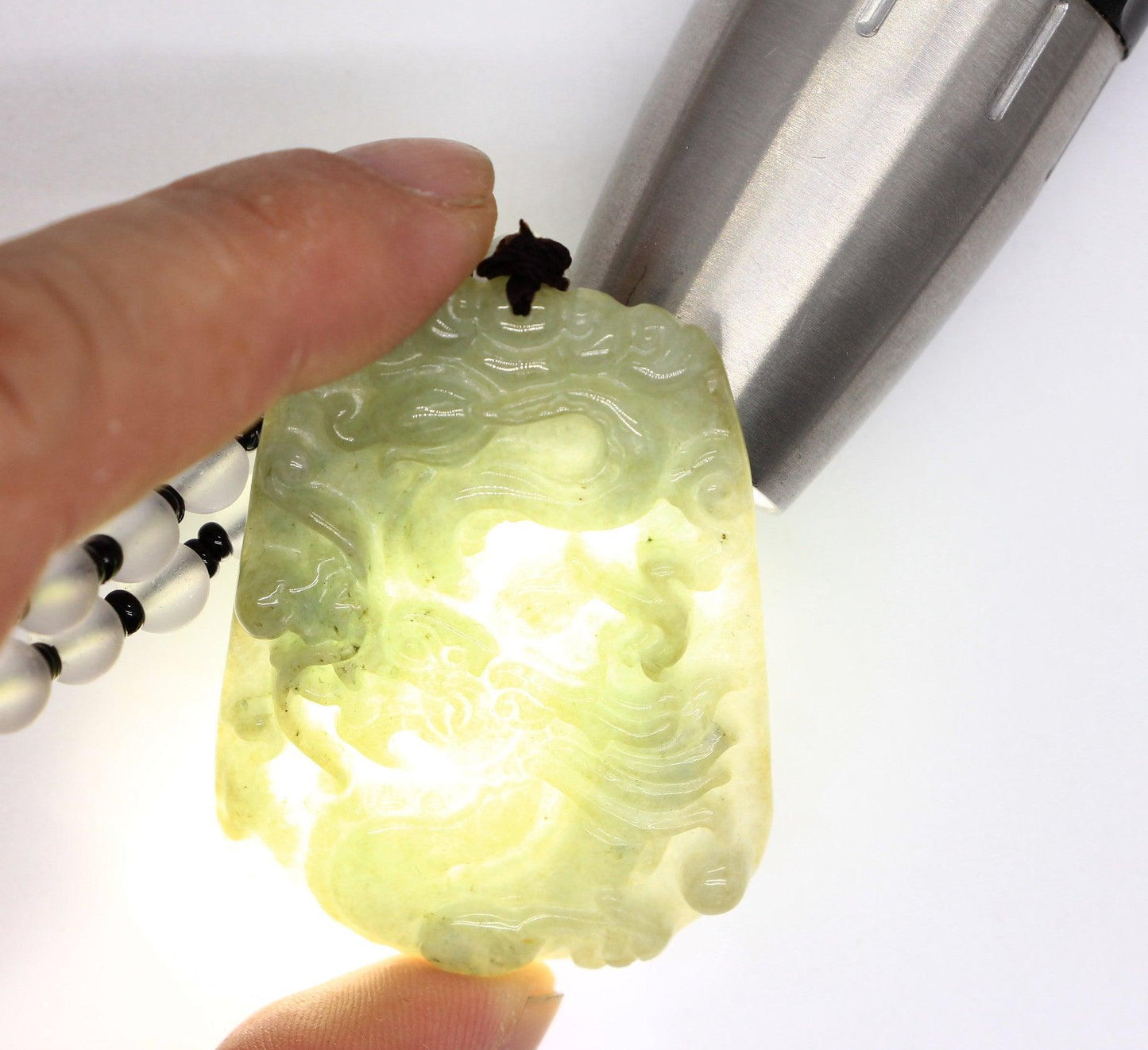Type A Jadeite Jade Pendants Dragon Series pe10095 - Jade-collector.com