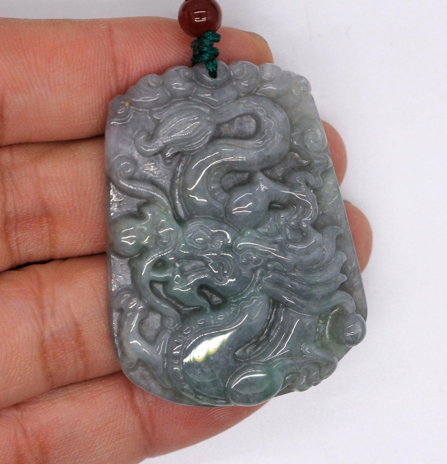 Type A Jadeite Jade Pendants Dragon Series pe10129 - Jade-collector.com