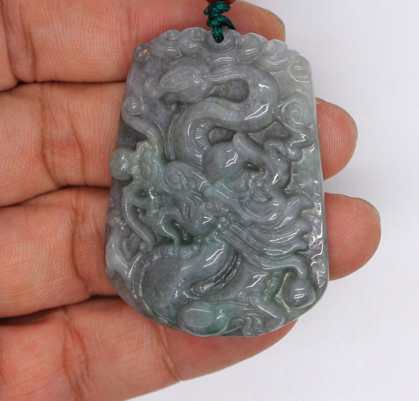 Type A Jadeite Jade Pendants Dragon Series pe10129 - Jade-collector.com