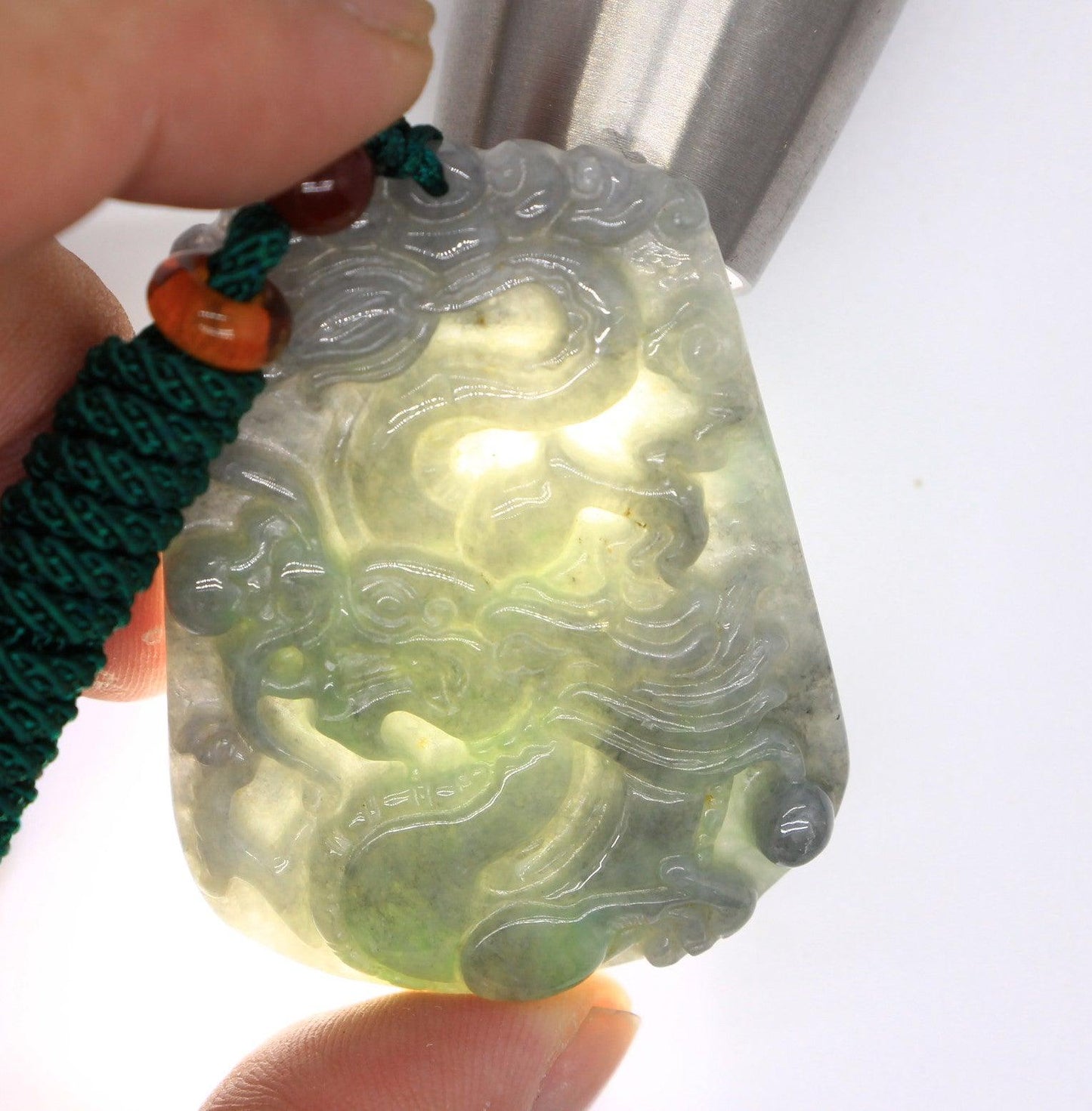 Type A Jadeite Jade Pendants Dragon Series pe10129 - Jade-collector.com