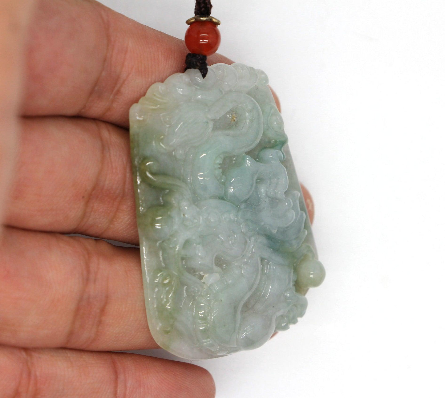 Type A Jadeite Jade Pendants Dragon Series pe10123 - Jade-collector.com