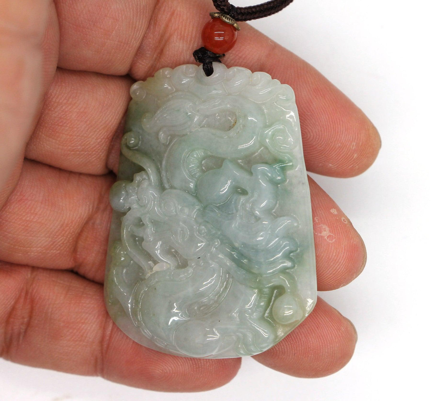 Type A Jadeite Jade Pendants Dragon Series pe10123 - Jade-collector.com