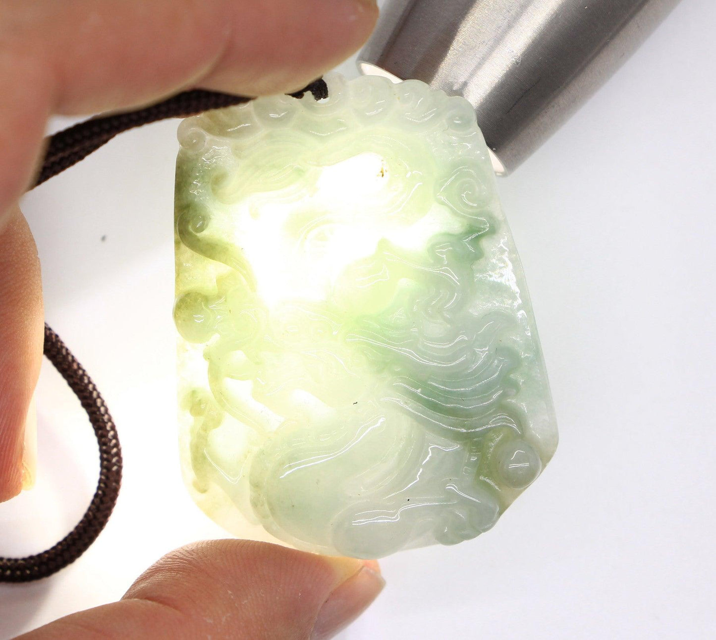 Type A Jadeite Jade Pendants Dragon Series pe10123 - Jade-collector.com