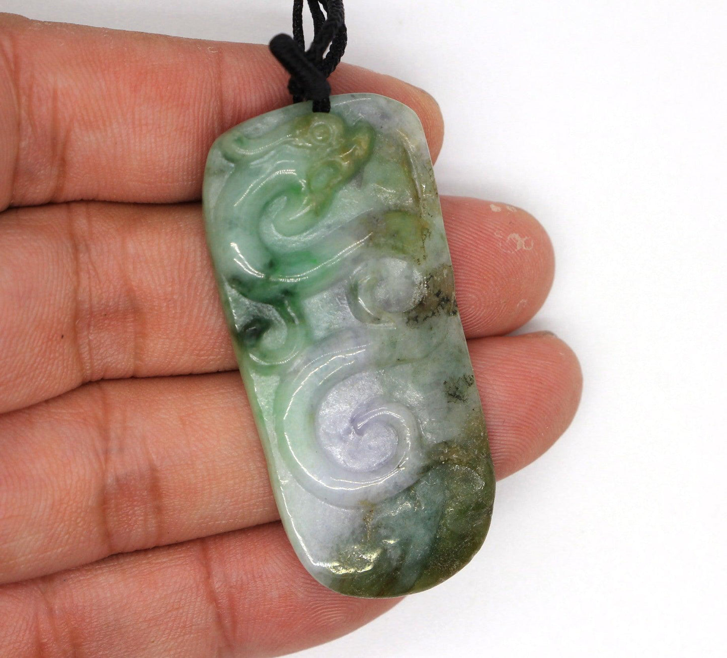 Type A Jadeite Jade Pendants Dragon Series pe10108 - Jade-collector.com
