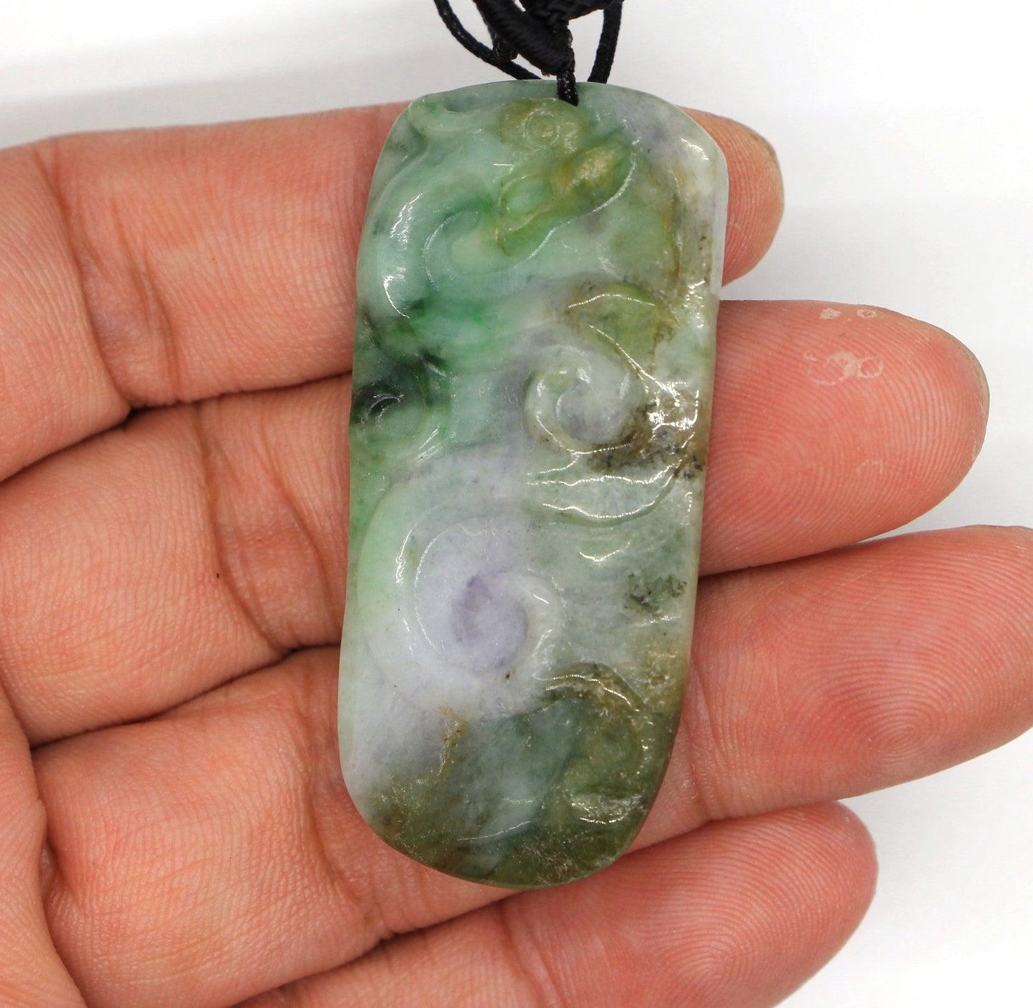 Type A Jadeite Jade Pendants Dragon Series pe10108 - Jade-collector.com