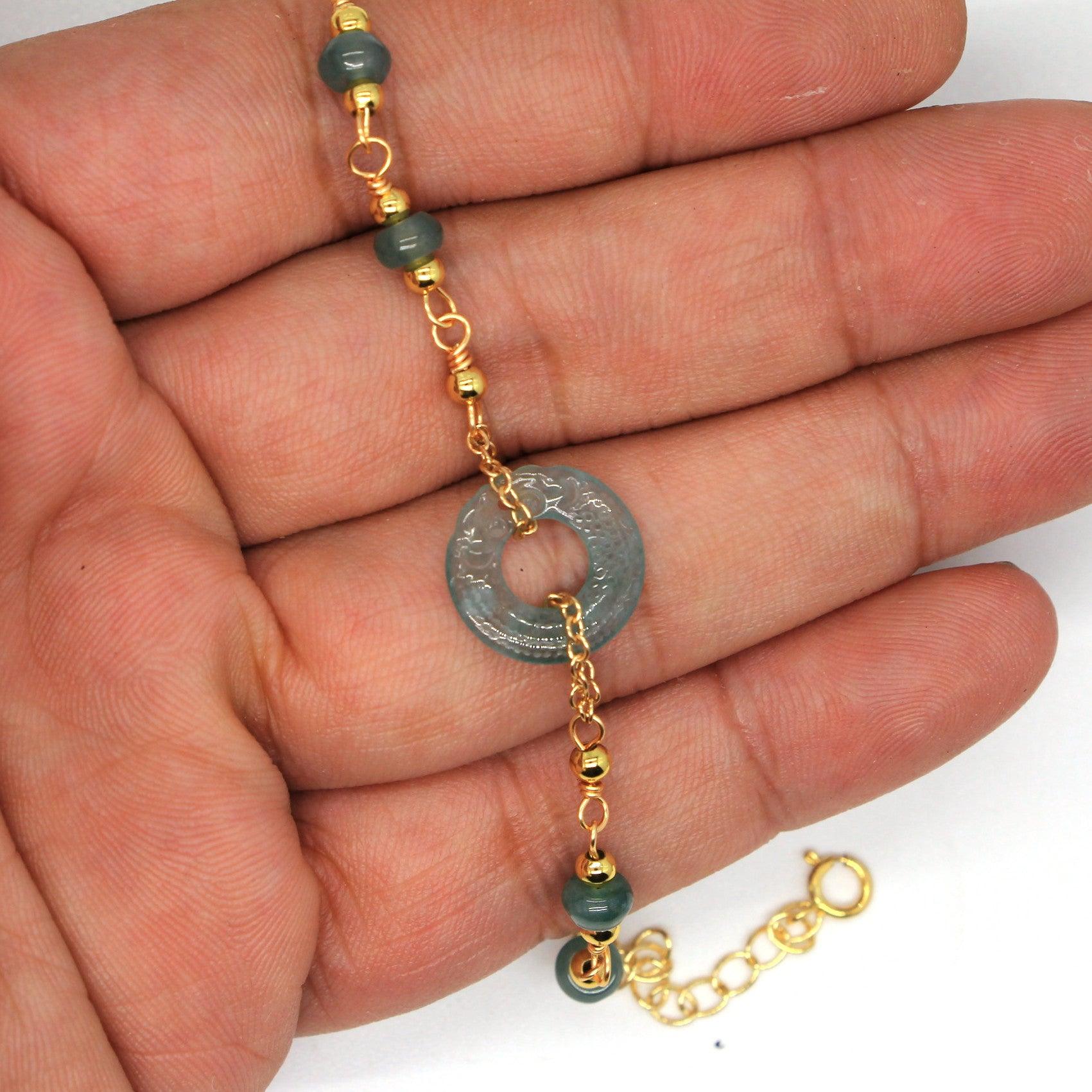Type A Jadeite Jade Bracelet p2015s - Jade-collector.com