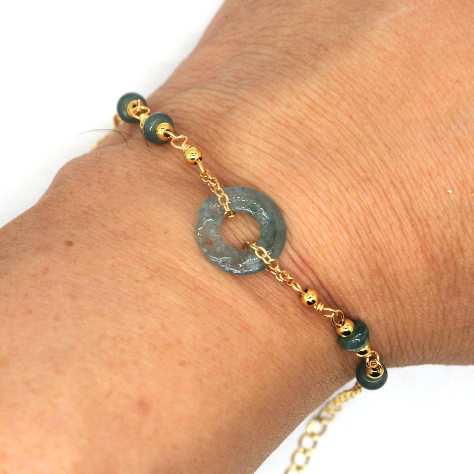 Type A Jadeite Jade Bracelet p2015s - Jade-collector.com