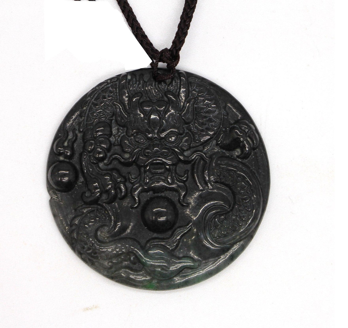 Type A Jadeite Jade Pendants Dragon Series pe10152 - Jade-collector.com