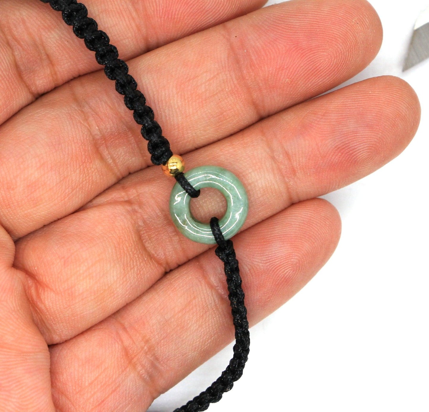 Type A Jadeite Jade Mini Donut Bracelet Series BR20044 - Jade-collector.com