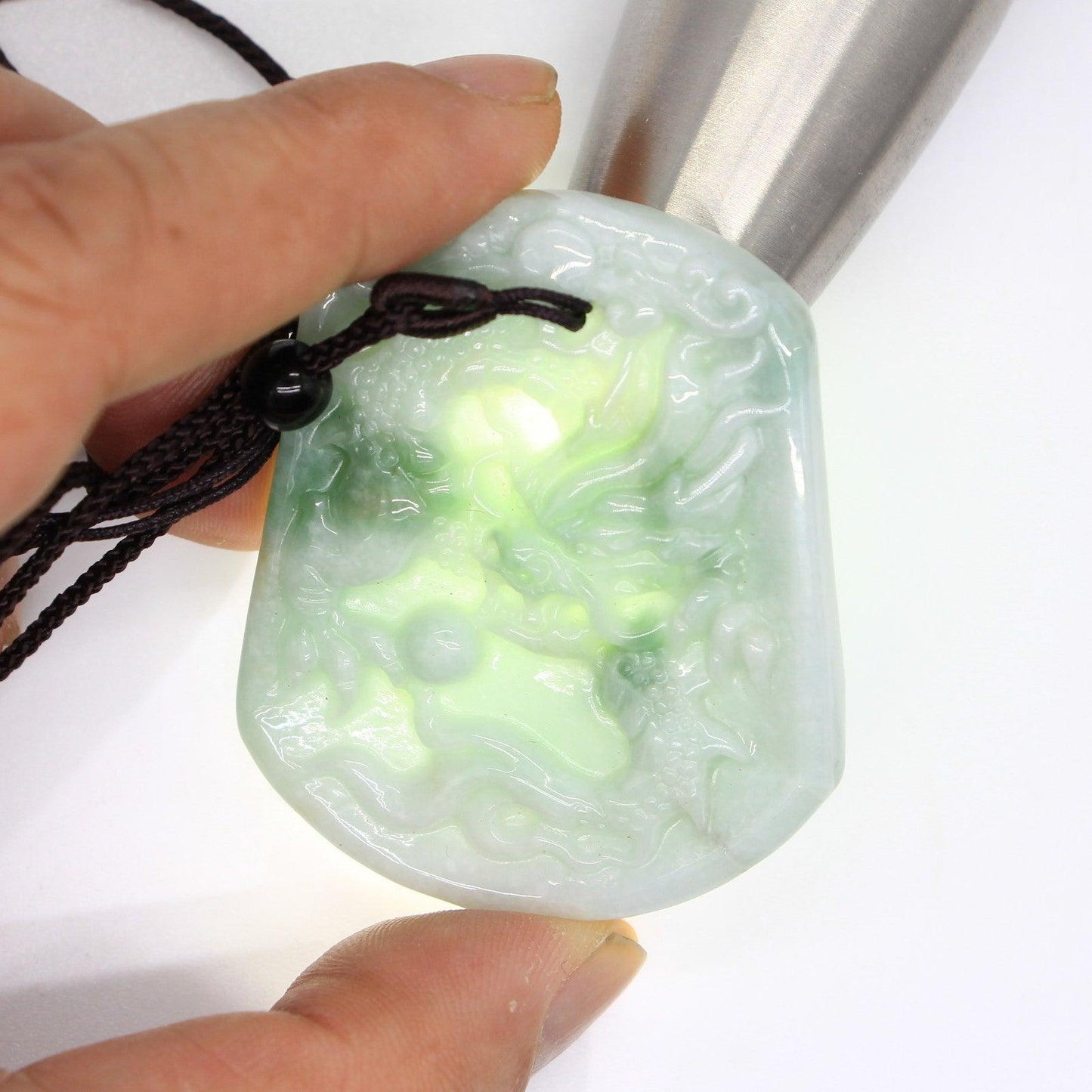 Type A Jadeite Jade Pendants Dragon Series pe10155 - Jade-collector.com
