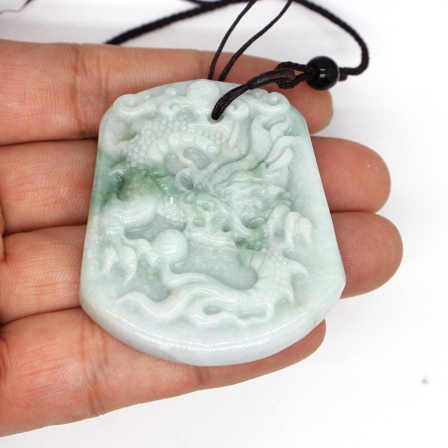 Type A Jadeite Jade Pendants Dragon Series pe10155 - Jade-collector.com