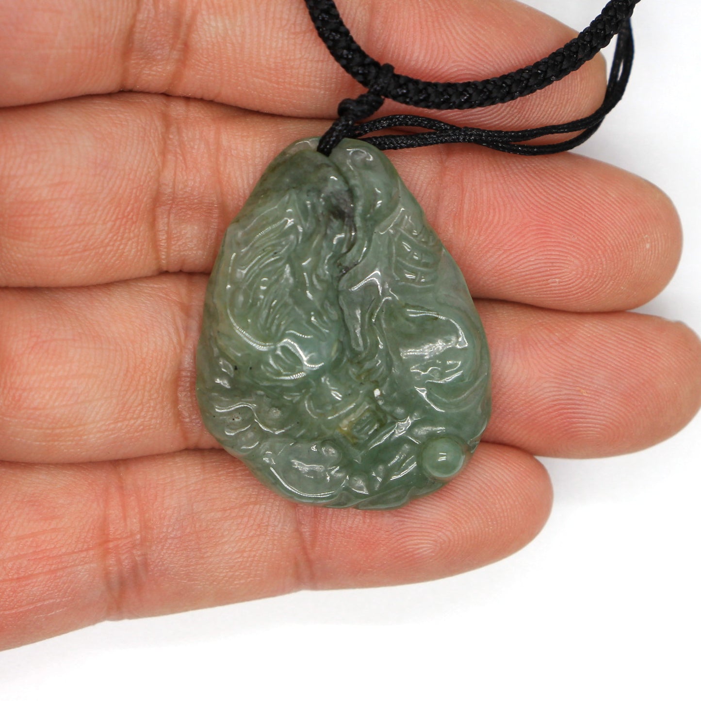 Type A Jadeite Jade Pendants Dragon Series 376s /