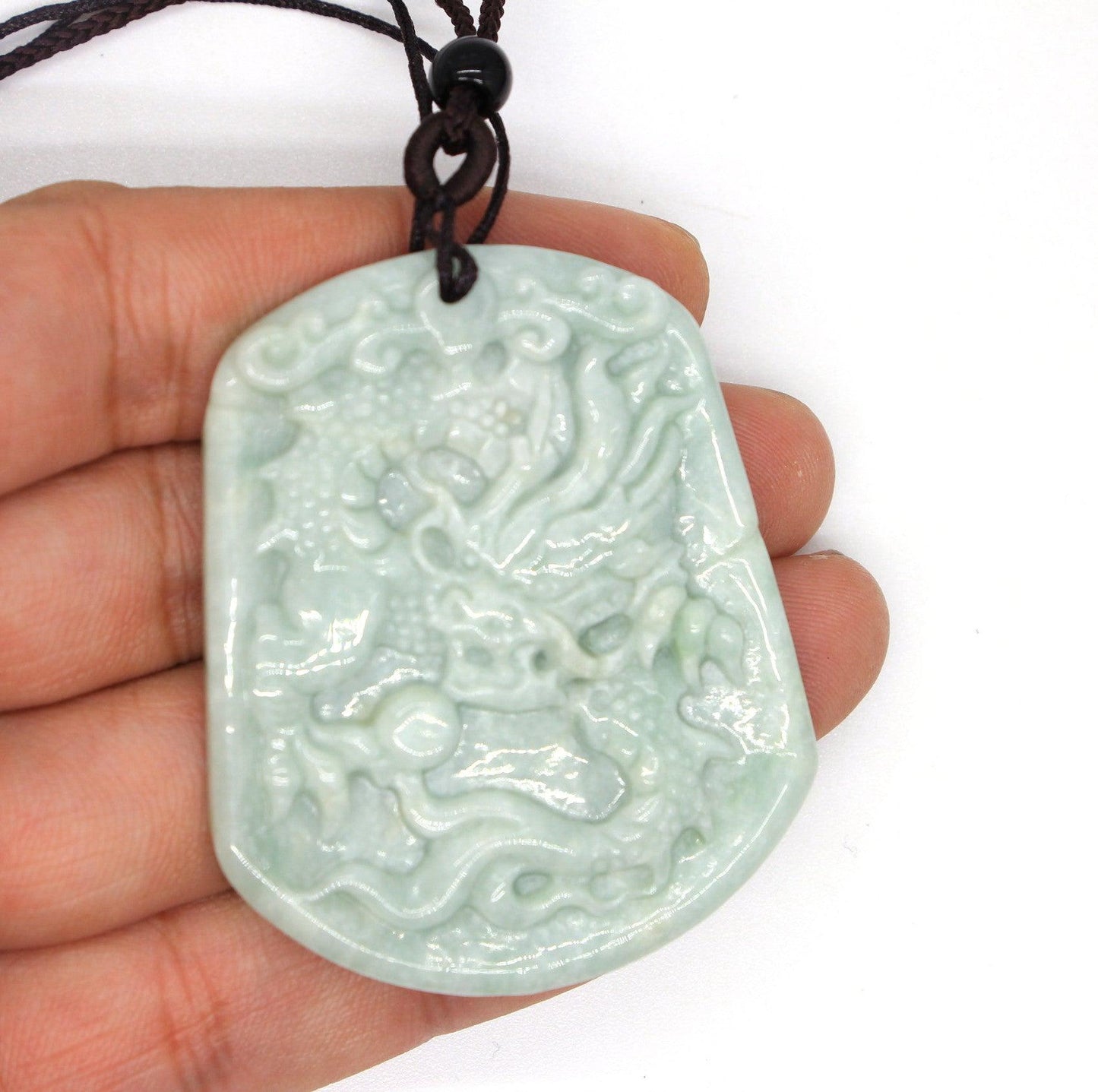 Type A Jadeite Jade Pendants Dragon Series pe10149 - Jade-collector.com