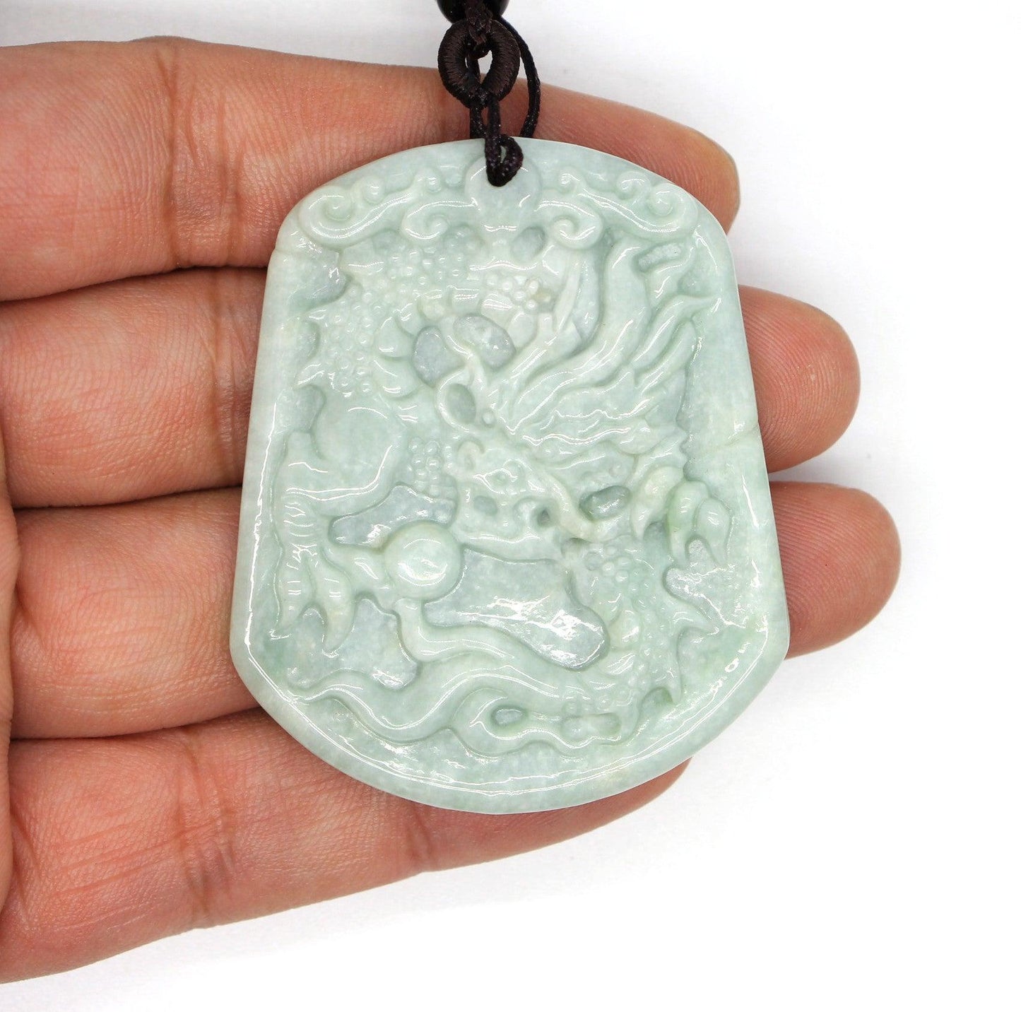Type A Jadeite Jade Pendants Dragon Series pe10149 - Jade-collector.com