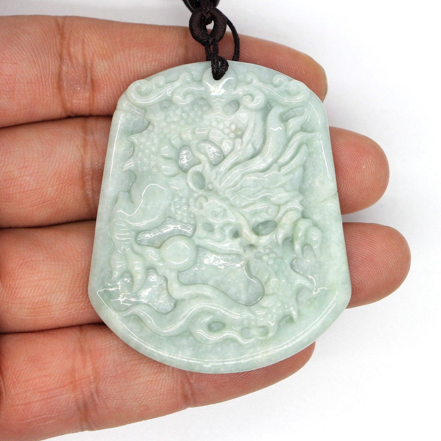 Type A Jadeite Jade Pendants Dragon Series pe10149 - Jade-collector.com