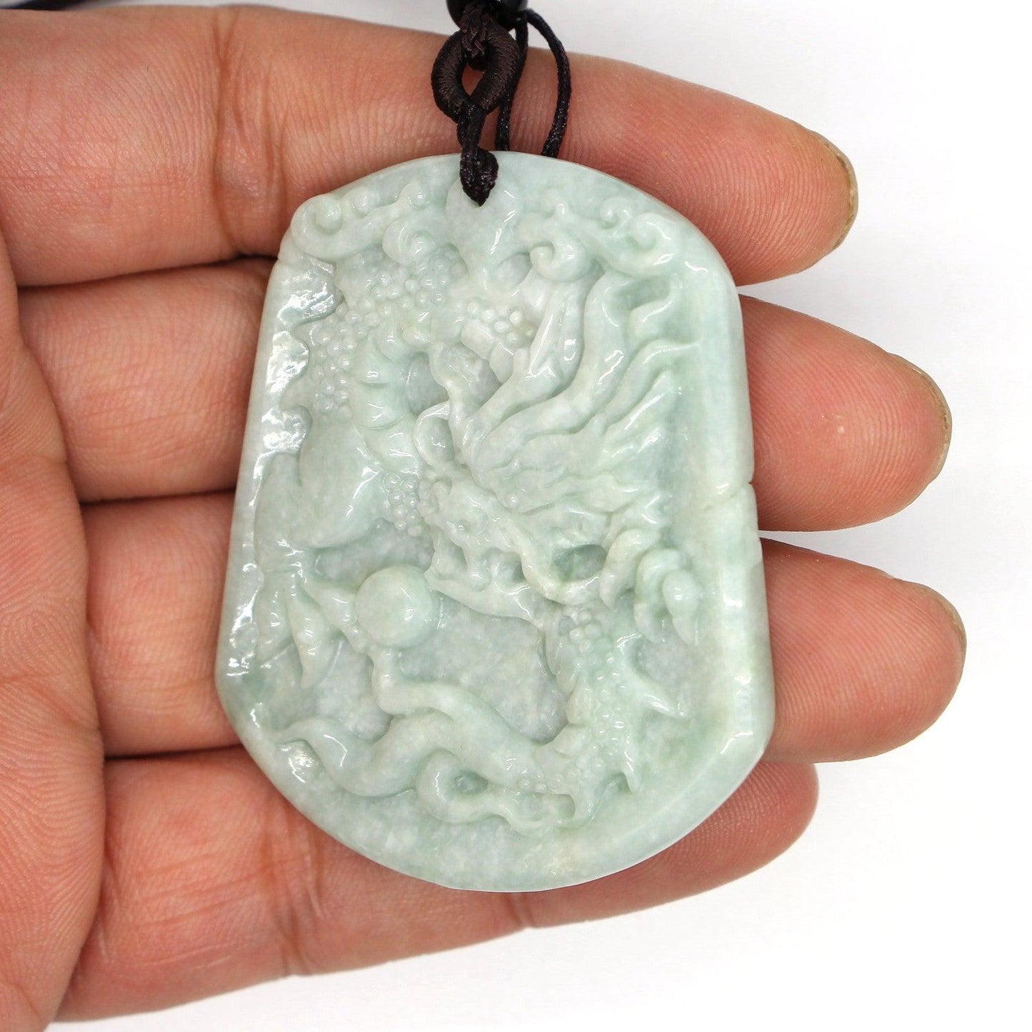 Type A Jadeite Jade Pendants Dragon Series pe10149 - Jade-collector.com
