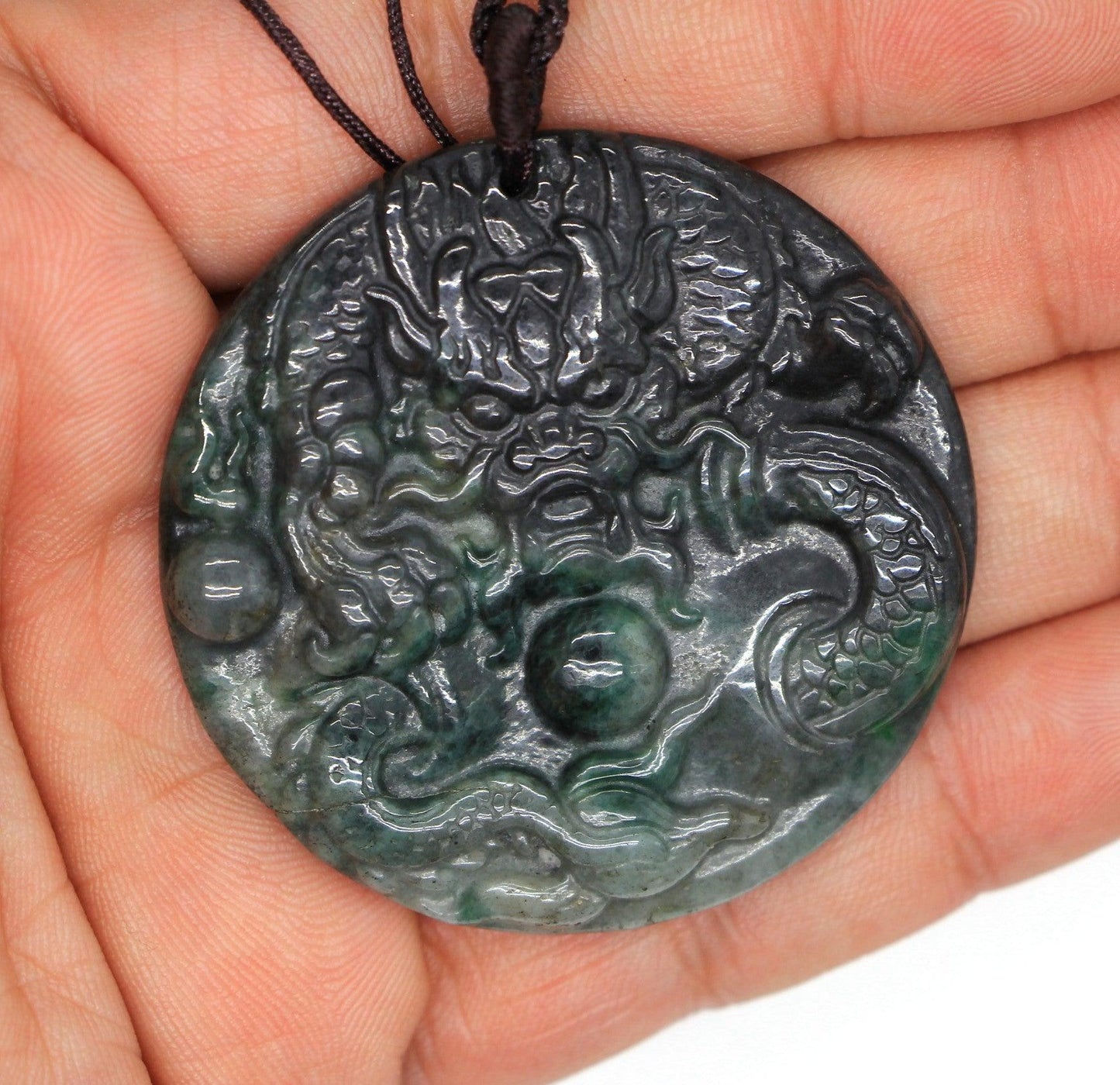 Type A Jadeite Jade Pendants Dragon Series pe10148 - Jade-collector.com