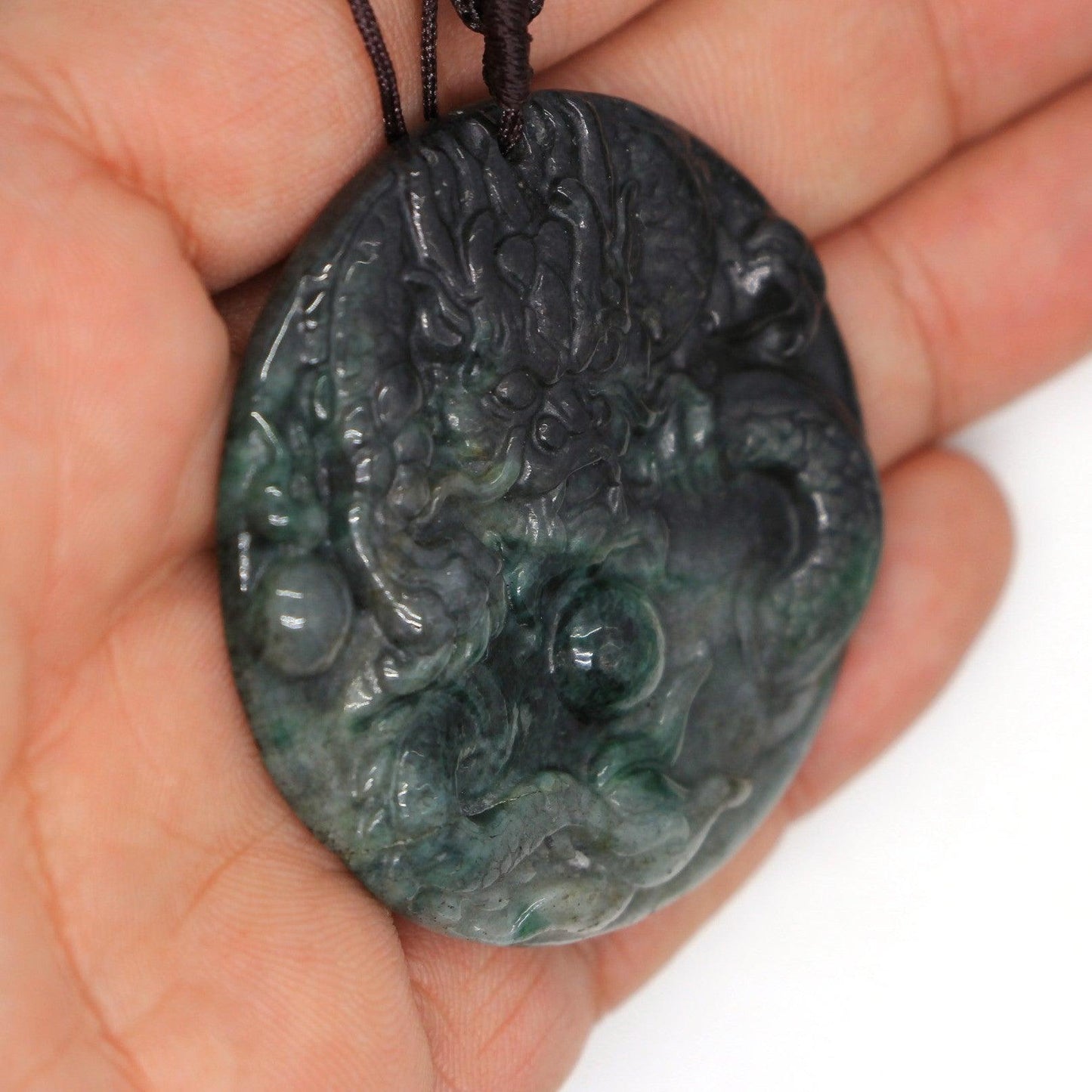 Type A Jadeite Jade Pendants Dragon Series pe10148 - Jade-collector.com