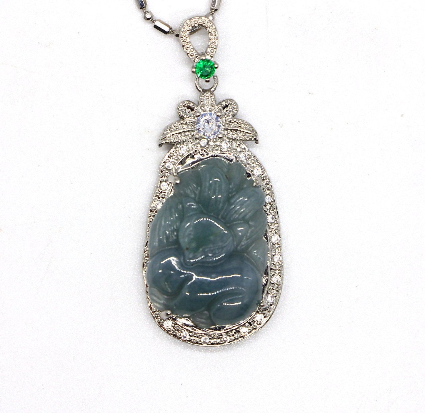 Type A Jadeite Jade Pendants Inlay Series in60009