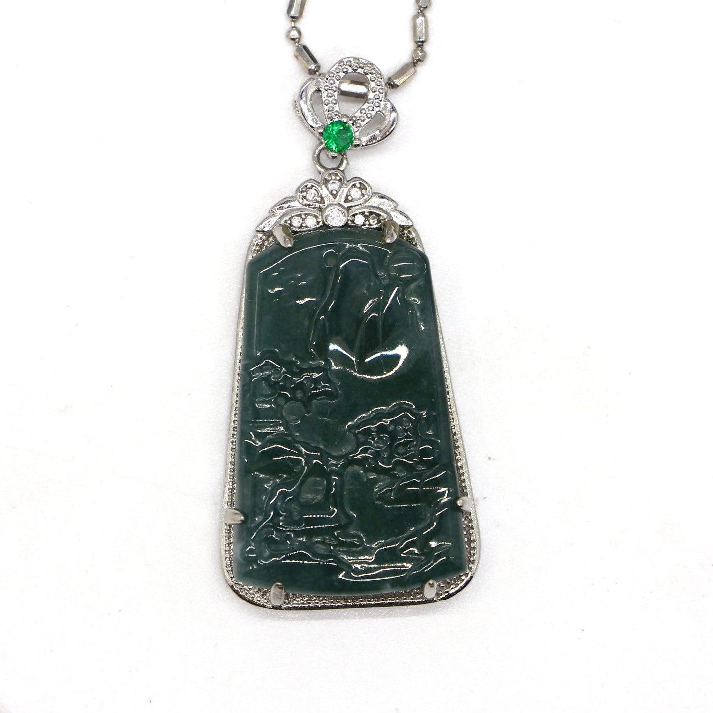 Type A Jadeite Jade Pendants Inlay Series in60005