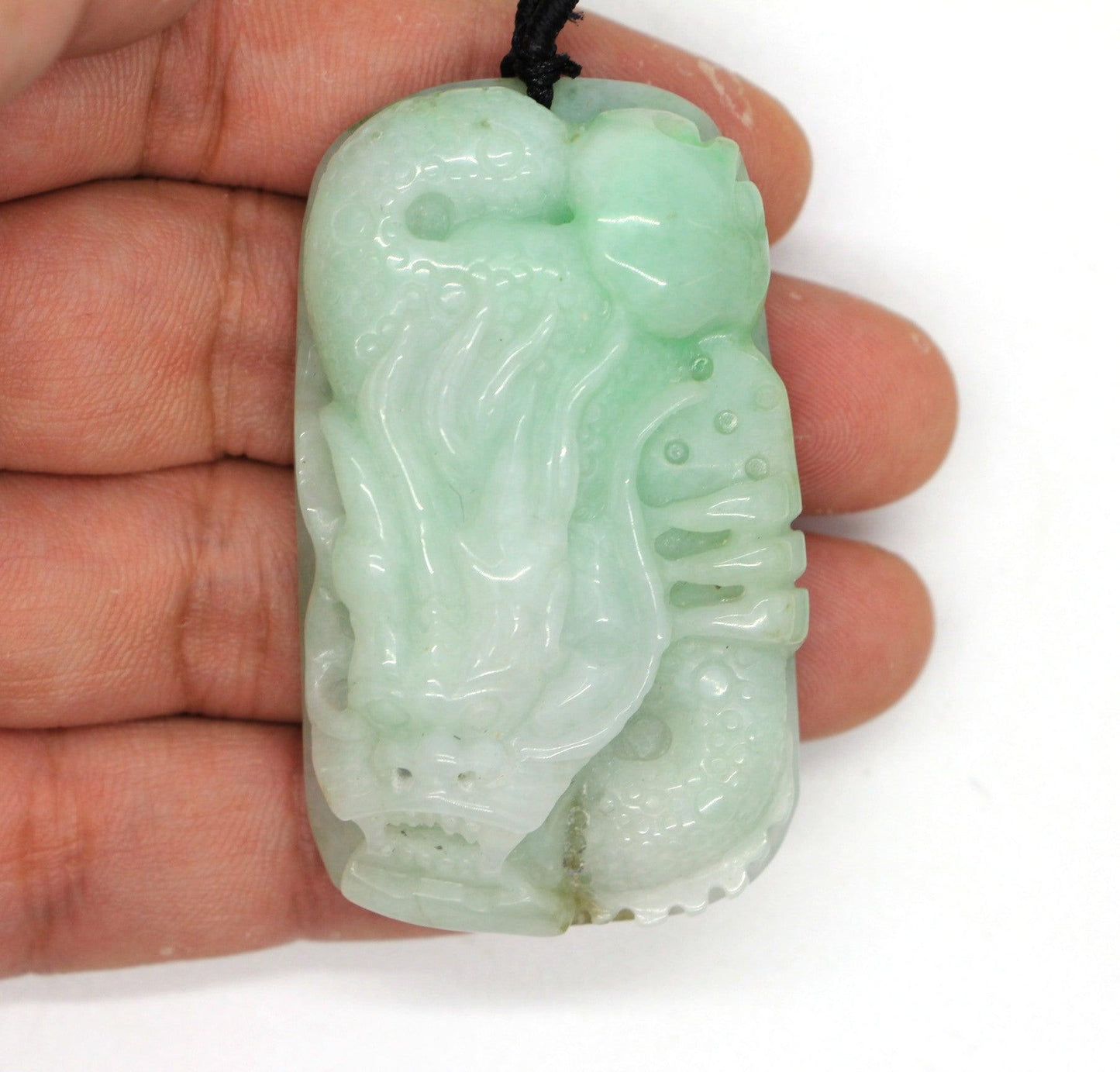 Type A Jadeite Jade Pendants Dragon Series pe10001 - Jade-collector.com