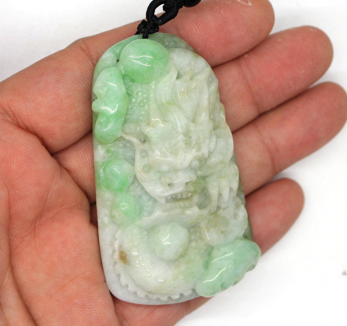 Type A Jadeite Jade Pendants Dragon Series pe10022 - Jade-collector.com