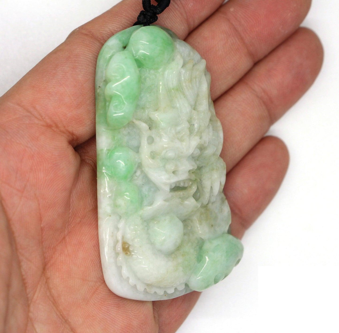 Type A Jadeite Jade Pendants Dragon Series pe10022 - Jade-collector.com