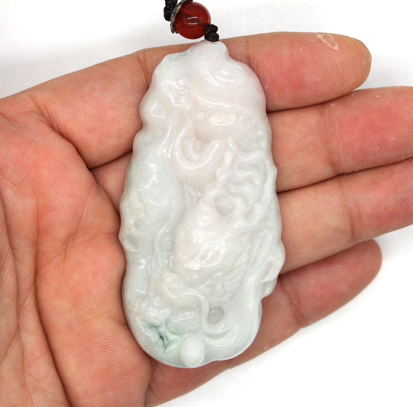 Type A Jadeite Jade Pendants Dragon Series pe10025 - Jade-collector.com
