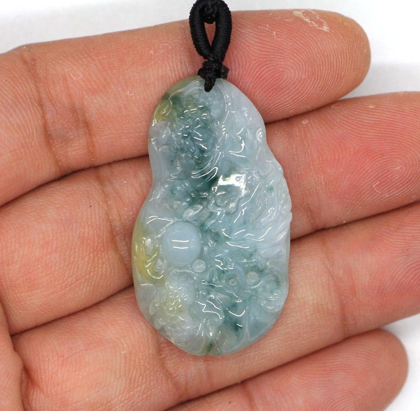 Type A Jadeite Jade Pendants Dragon Series pe10021