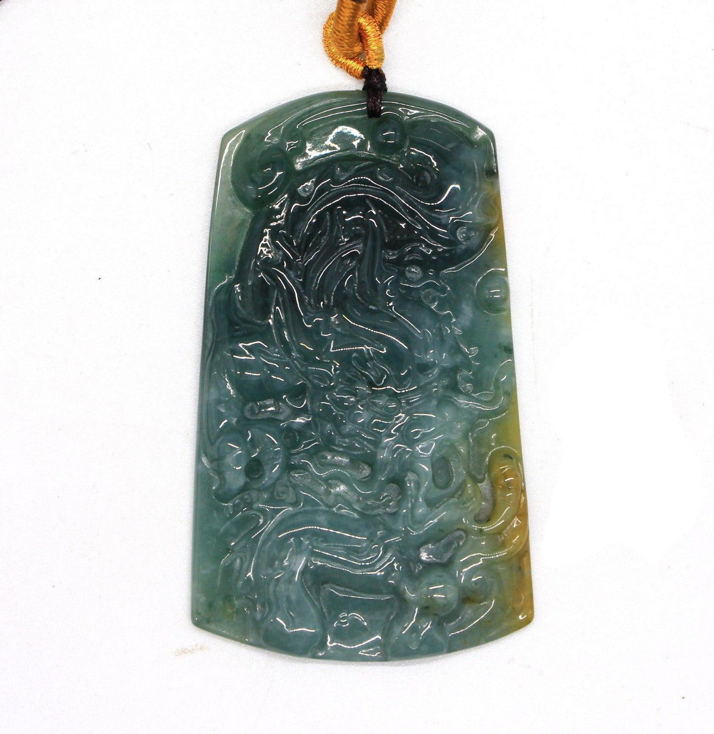Type A Jadeite Jade Pendants Dragon Series pe10024 - Jade-collector.com