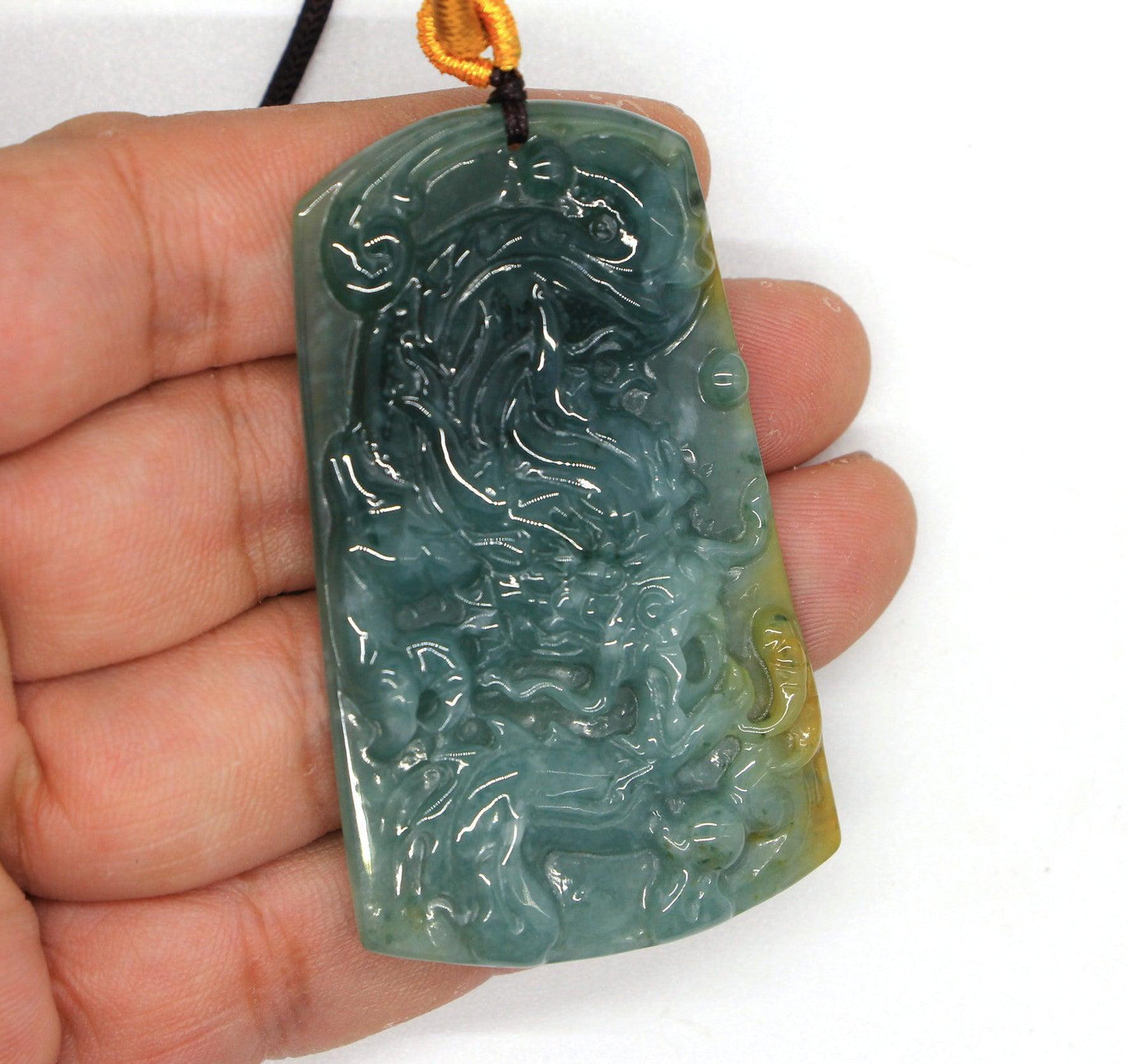 Type A Jadeite Jade Pendants Dragon Series pe10024 - Jade-collector.com