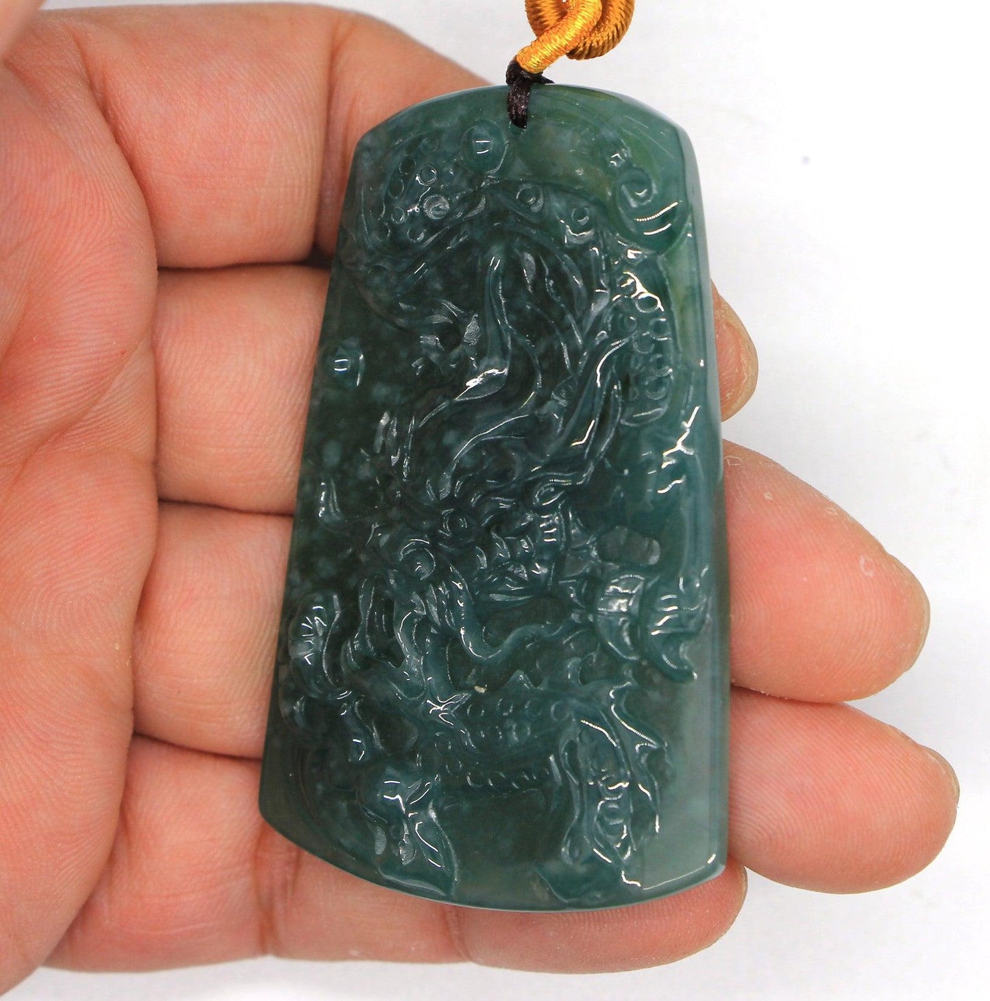 Type A Jadeite Jade Pendants Dragon Series pe10023