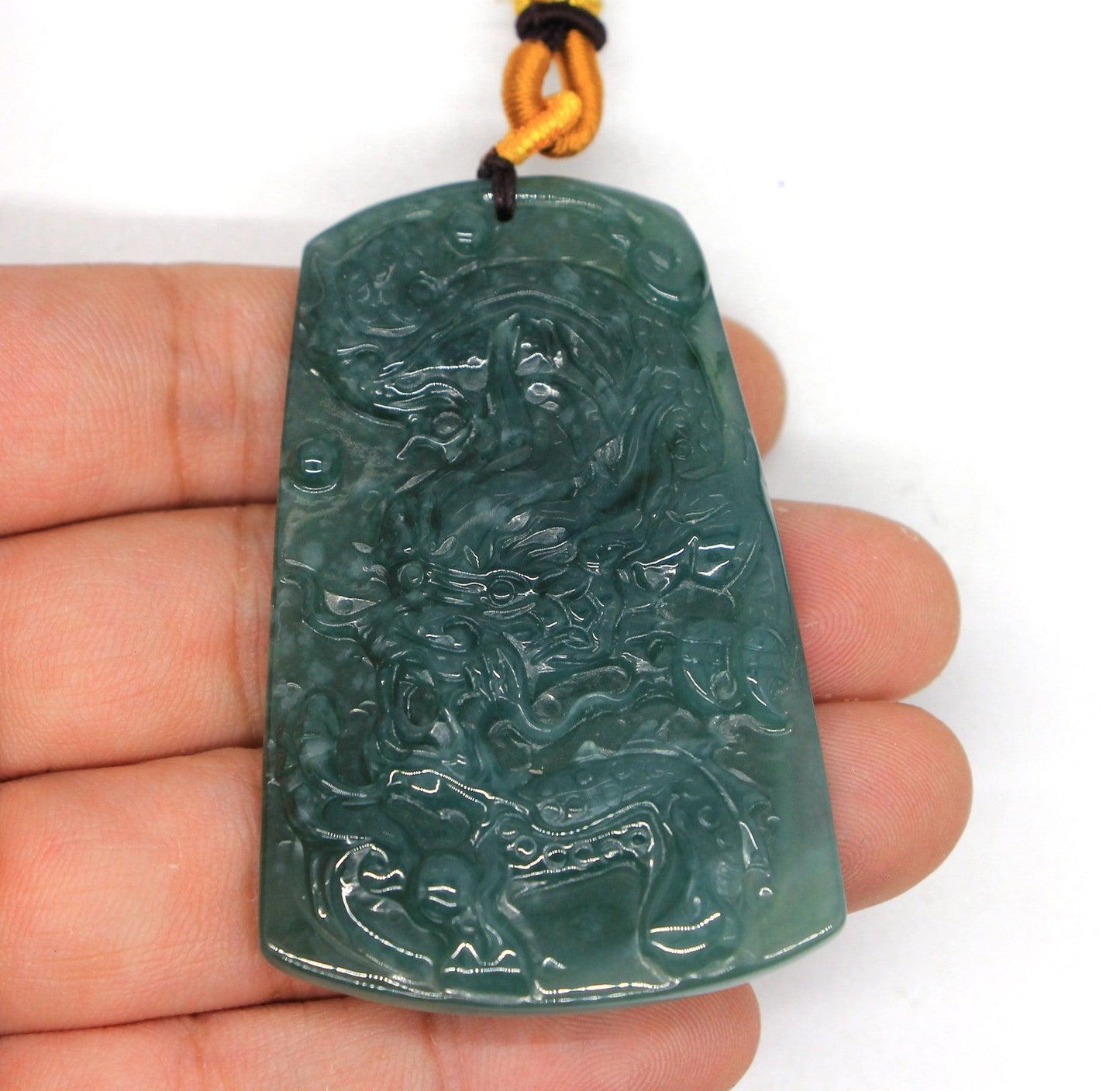 Type A Jadeite Jade Pendants Dragon Series pe10023