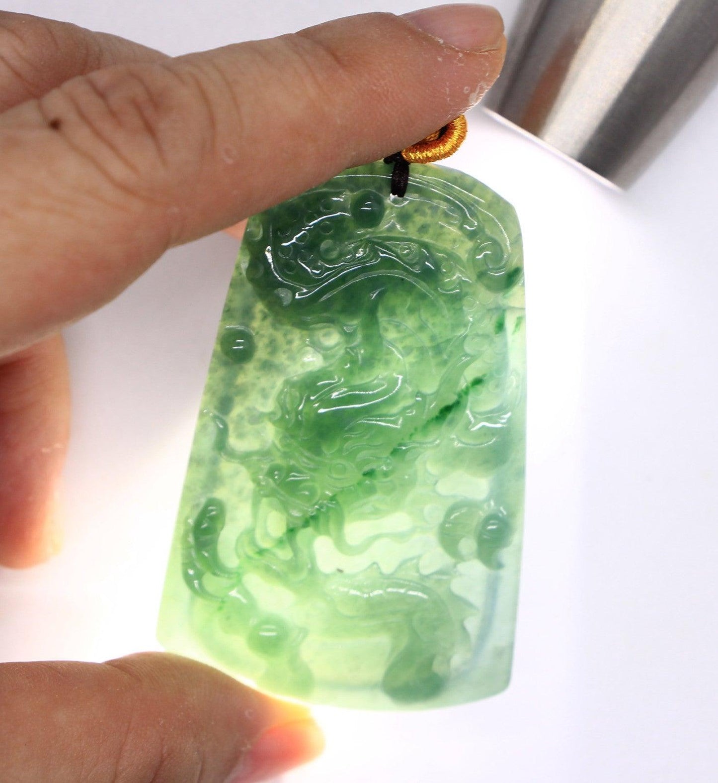 Type A Jadeite Jade Pendants Dragon Series pe10023