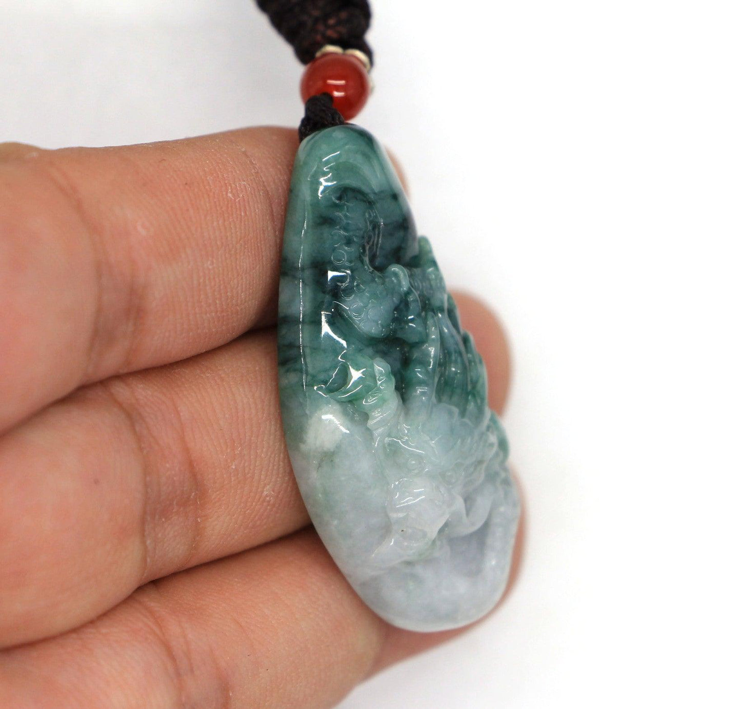 Type A Jadeite Jade Pendants Dragon Series pe10027