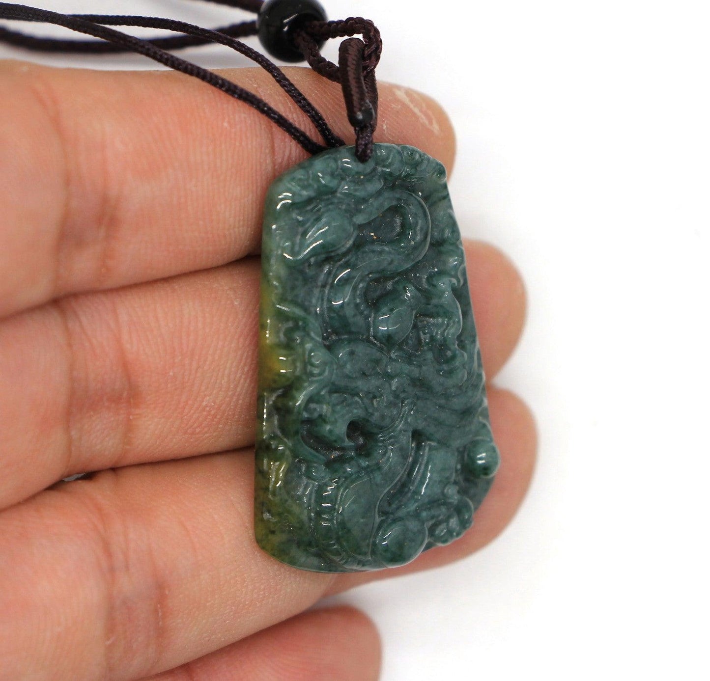 Type A Jadeite Jade Pendants Dragon Series pe10019
