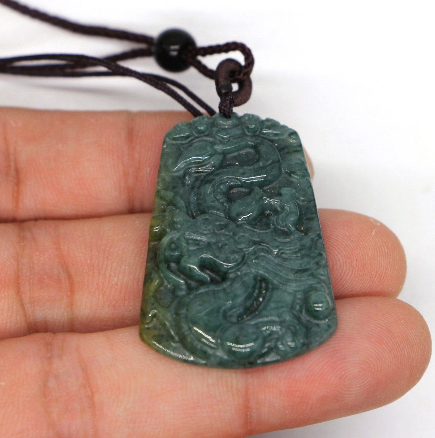 Type A Jadeite Jade Pendants Dragon Series pe10019