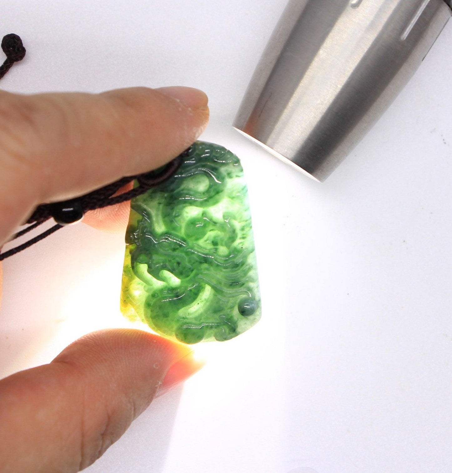 Type A Jadeite Jade Pendants Dragon Series pe10019