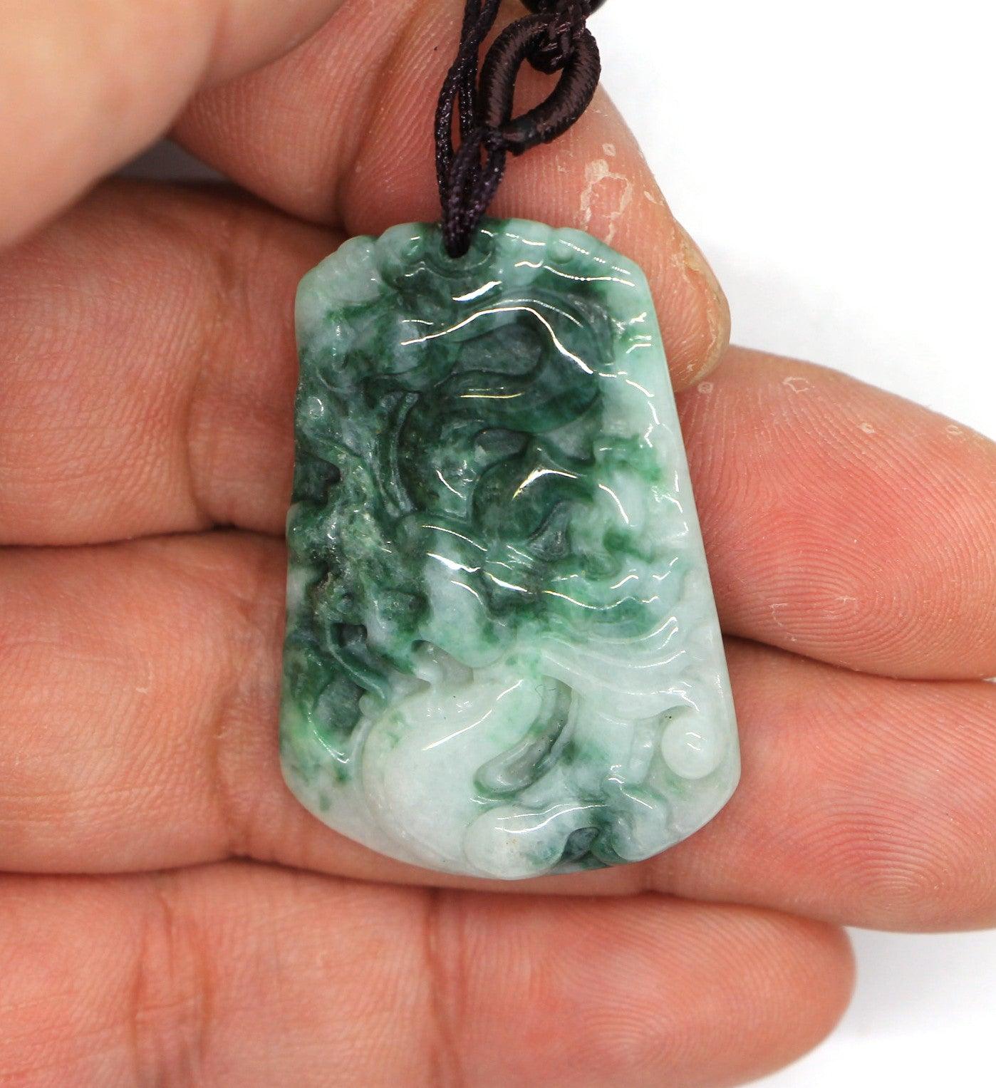Type A Jadeite Jade Pendants Dragon Series pe10017 - Jade-collector.com