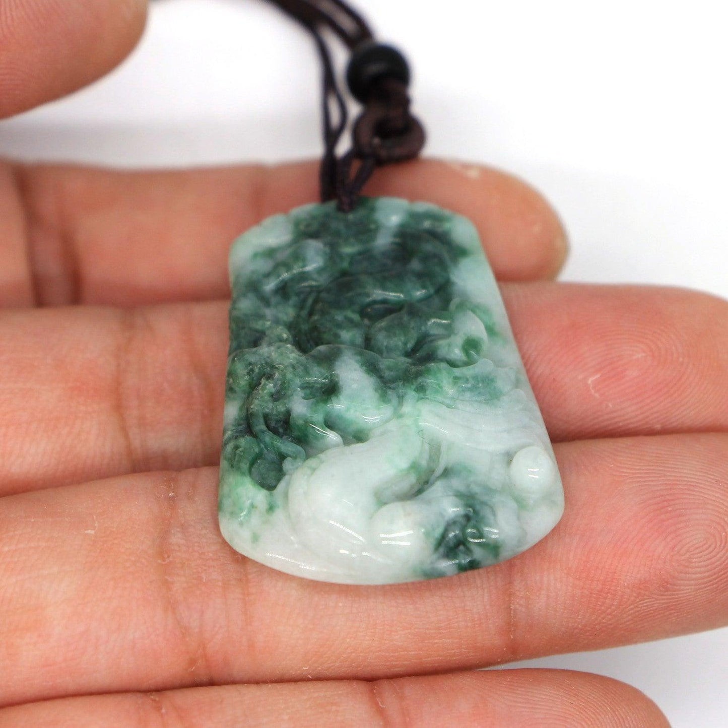 Type A Jadeite Jade Pendants Dragon Series pe10017 - Jade-collector.com