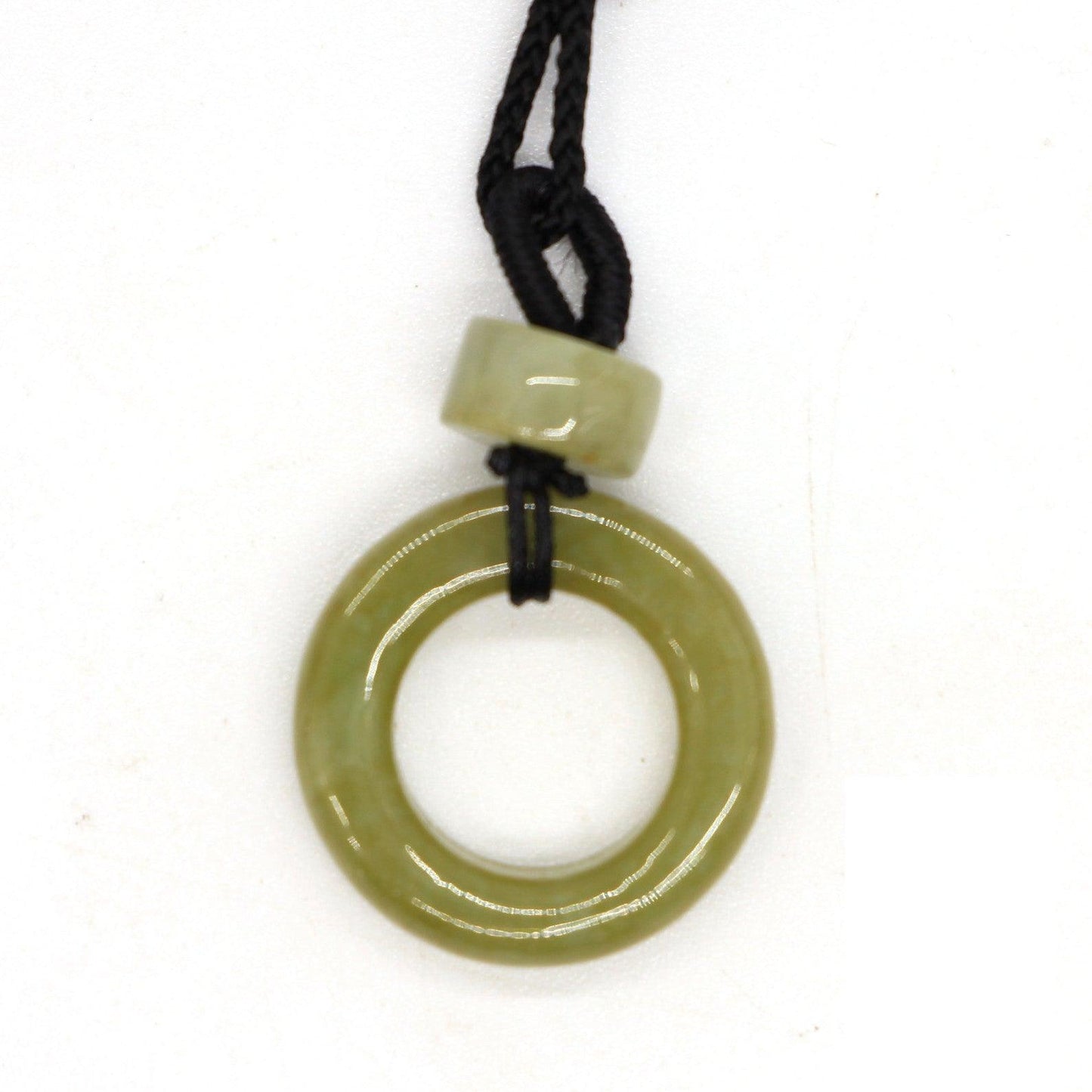 Type A Jadeite Jade Pendants Donut Series PE10059 - Jade-collector.com