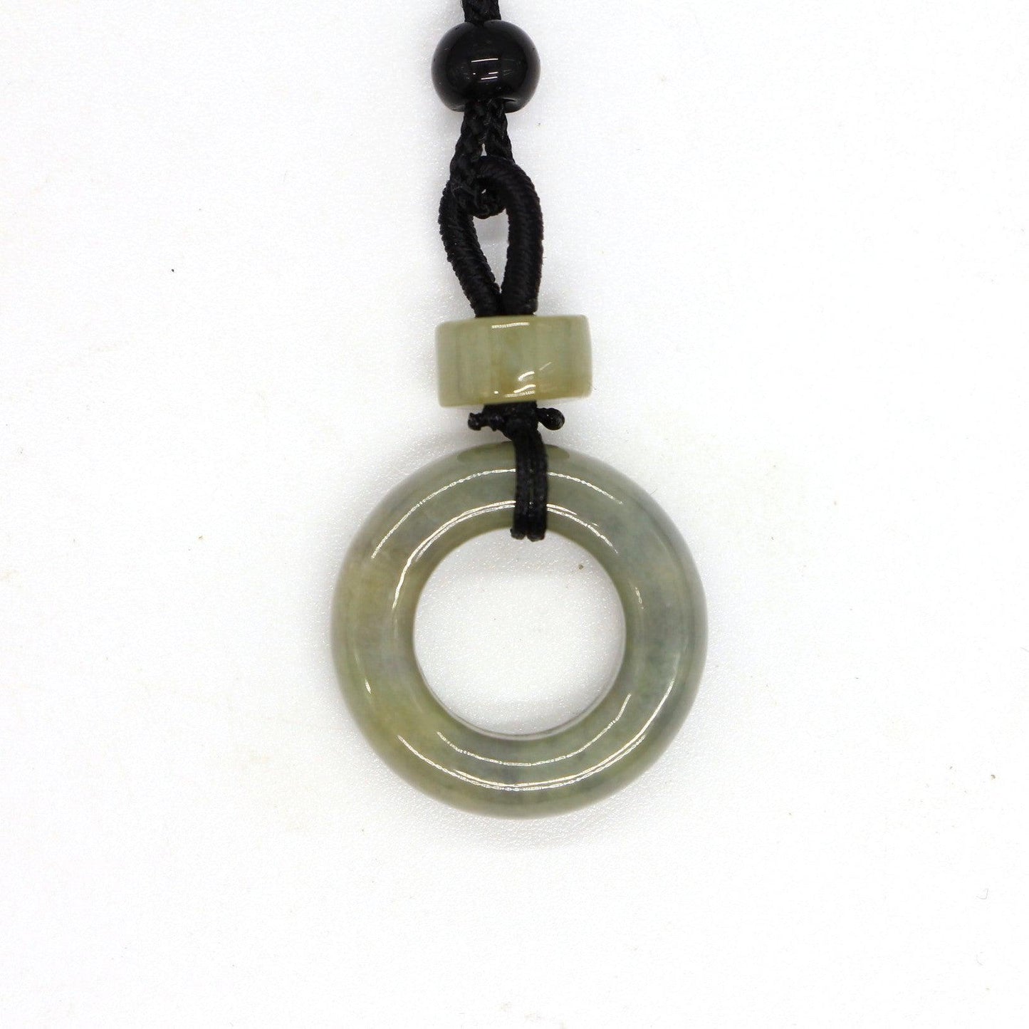 Type A Jadeite Jade Pendants Donut Series PE10056 - Jade-collector.com