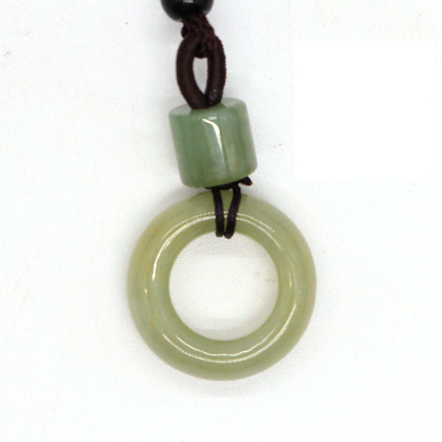 Type A Jadeite Jade Pendants Donut Series PE10055 - Jade-collector.com