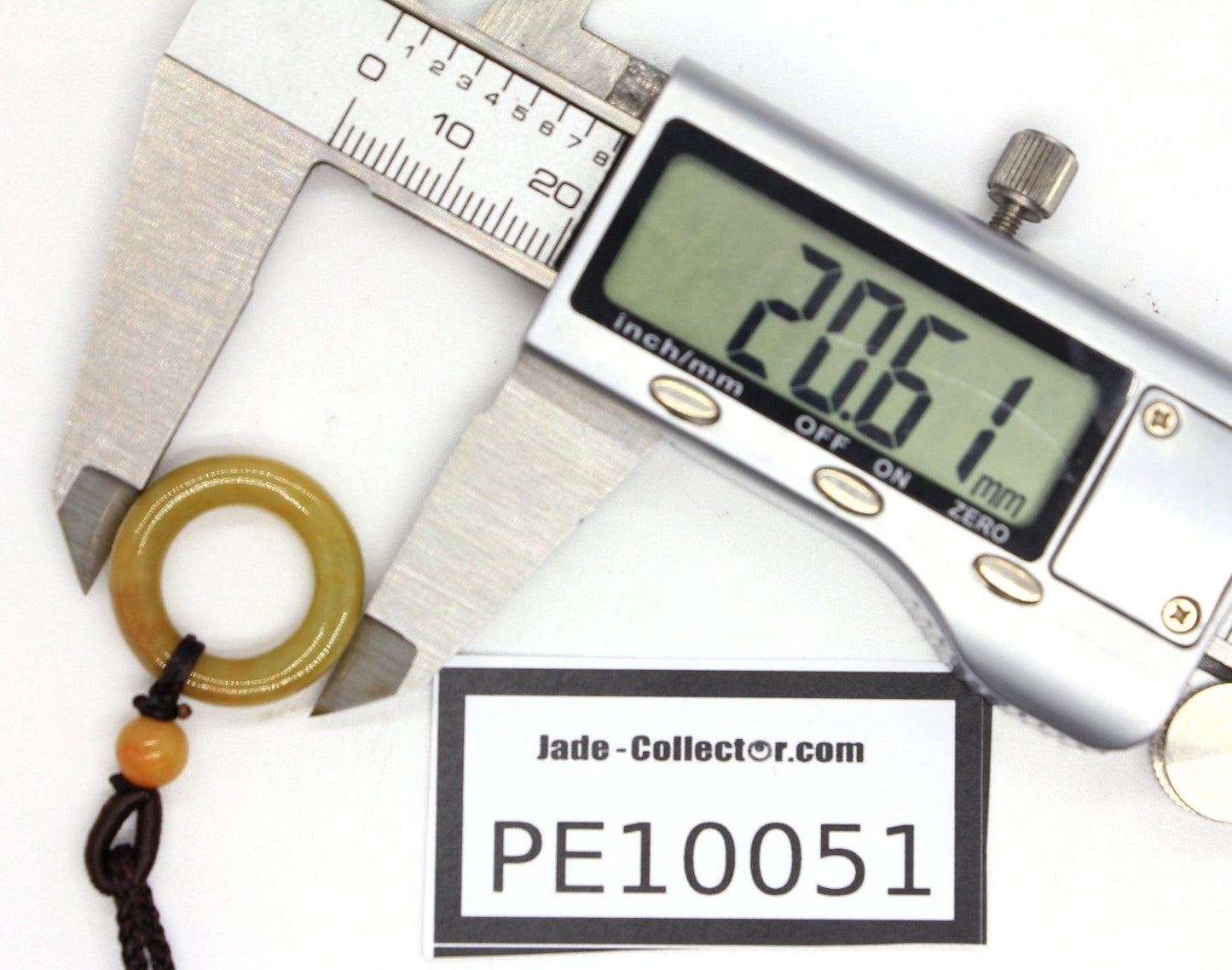 Type A Jadeite Jade Pendants Donut Series PE10051 - Jade-collector.com