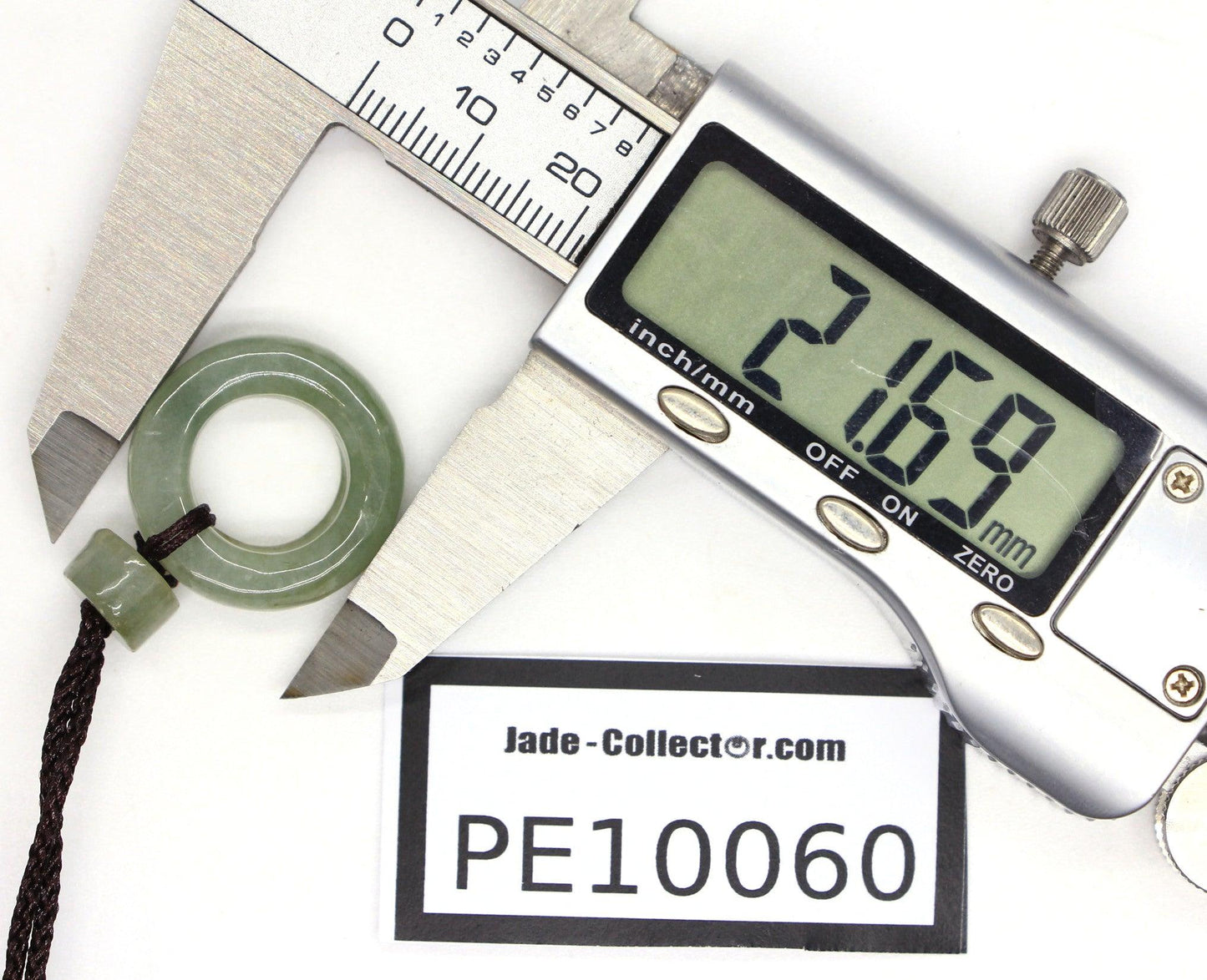 Type A Jadeite Jade Pendants Donut Series PE10060 - Jade-collector.com