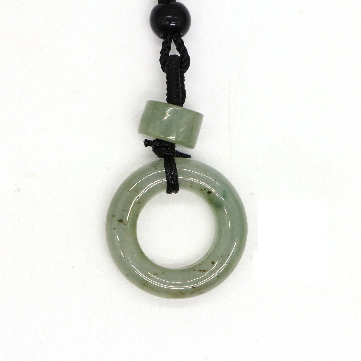Type A Jadeite Jade Pendants Donut Series PE10054 - Jade-collector.com